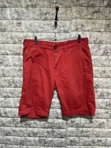 PEPE JEANS LONDON ハーフパンツ ショートパンツ 短パン チノパン　チノパンツ レッド 赤 メンズ ボトムス ボトム パンツ pants W32