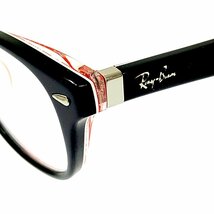 【ケース付き】 Ray-Ban レイバン RB 5209D 2479 50□20 145 メガネ ブラック レッド 173368 メガネ_画像9