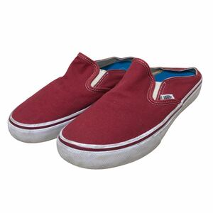 AH508 VANS ヴァンズ バンズ メンズ サンダルスニーカー US6 24cm レッド キャンバス