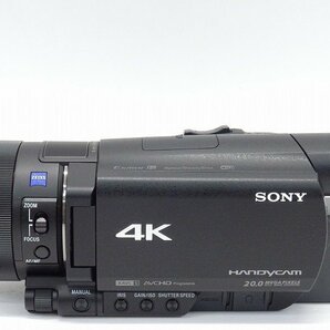 ●○【美品・元箱付】SONY Handycam FDR-AX100 4K デジタルビデオカメラ ソニー○●016884001m○●の画像4