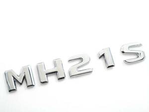 ベンツロゴエンブレムスズキワゴンR★MH21S MH22S MH23S 外装 ステッカー フェンダー スポイラー エアロ バンパー クロムメッキ 組み換え可