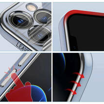 iPhone12 iPhone12Pro スマホケース シリコン　スマホカバー　メッキ加工　シリコンケース　ストラップ 韓国　キズ防止　液晶フィルム_画像7