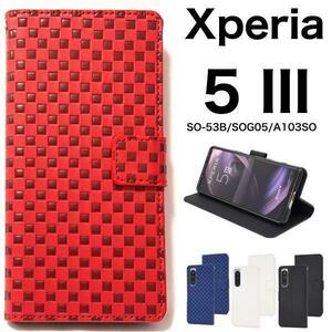 xperia 5 iii ケース so-53b ケース SOG05 チェック柄◆Xperia 5 III SO-53B/SOG05/A103SOスマホケース