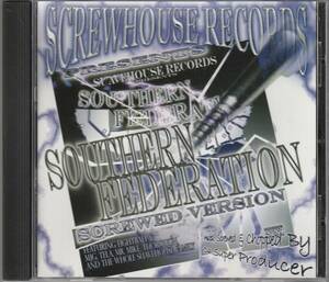中古CD■HIPHOP/G-RAP■SCREWHOUSE RECORDS presents SOUTHERN FEDERATION SCREWED VERSION／2002年■Eightball & MJG, DJ Omega, テキサス