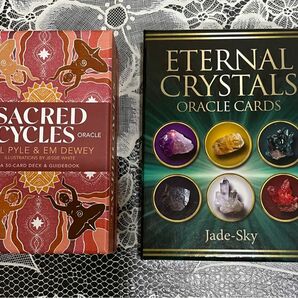 THE SACRED CYCLES ORACLE eternal crystals oracle cards2個セット