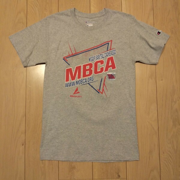 USA古着卸 Sサイズ Champion MBCA チャンピオン MISSOURI BASKETBALL COACHES ASSOC プリント Tシャツ