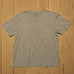 USA古着卸 Lサイズ L.L.BEAN エルエルビーン 無地 胸ポケット Tシャツ