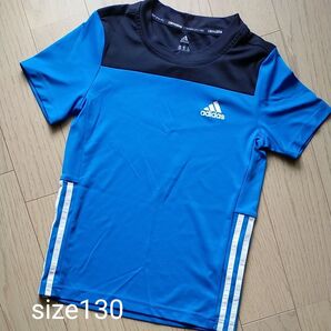 adidas　climalite　 半袖Tシャツ　size130