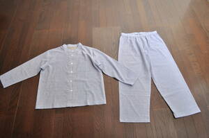 Handmade хлопок воротник-стойка пижама Liberty L~LL 2117