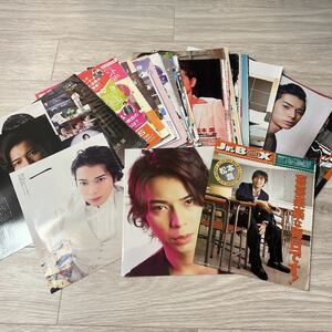 Jun Matsumoto 3 восхождение 105p Pinup 3 Storm Johnny's Magazine's Magazine Myojo Popolo Duet подмигивает