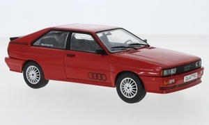 1/24 アウディ クワトロ クアトロ 赤 レッド Audi quattro red 1980 1:24 WhiteBox 梱包サイズ80