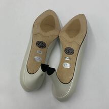 ＊ 未使用 箱付き 日本製 '高級婦人靴' BALENCIAGA バレンシアガ 本革 LEATHER ヒール / パンプス EU38 24cm レディース シューズ _画像8