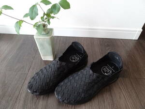 *GOMUGOMU* rubber rubber * mesh sneakers *kakato.... type .* as good as new * black * size L