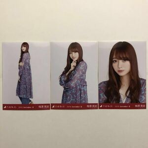 乃木坂46 梅澤美波 総柄 生写真 コンプ 検) 会場 限定 月別 2018.September-Ⅲ