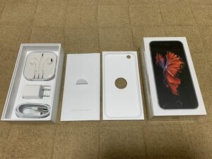 * новый товар не использовался *Apple iPhone6S 64GB Space серый корпус нет корпус кроме в наличии коробка руководство пользователя оригинальный наушники Lightning-USB кабель USB источник питания адаптер 