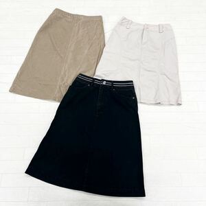 1002◎ 3点 セット Eddie Bauer エディー バウアー パンツ ボトムス スカート ミディ 膝丈 コーデュロイ デニム 生地 レディース4