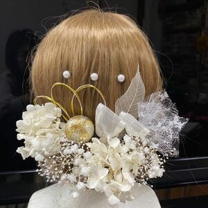 【お値下げ】ヘアアクセサリー ヘッドドレス 前撮り 成人式 卒業式 結婚式 着物和装