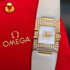 OMEGA　オメガ　コンステレーション　カレ　クアドラ　１４０Pフルダイヤ取り巻き　レディース