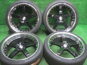 中古 ホイールタイヤ 4本 245/35R21 2022年製 ロクサーニ グラスターファイブ ラジアル タイヤ ミネルバ エコスピード2 SUV