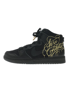 NIKE◆ハイカットスニーカー/US10/ブラック/DH7755-001//DUNK HIGH/シューレース付き