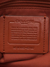 COACH◆トートバッグ/レザー/ブラウン/57107/赤茶/ゴールド/チェーンバッグ_画像5