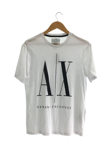 ARMANI EXCHANGE◆Tシャツ/S/ポリエステル/WHT/無地/8NZTPA ZJH4Z