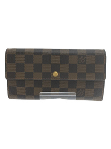 LOUIS VUITTON◆長財布/PVC/BRW/総柄/レディース/N61726/ラグジュアリー