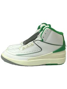 NIKE◆/Air Jordan 2 Retro Lucky Green/25cm/WHT/DR8884-103