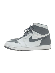 NIKE◆ハイカットスニーカー/28cm/WHT/555088-037/AIR JORDAN 1 RETRO/ナイキ