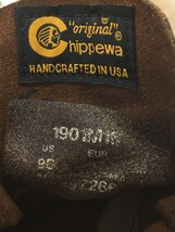 CHIPPEWA◆6inch SPORT BOOTS/レースアップブーツ/ブラウン/1901M16_画像5