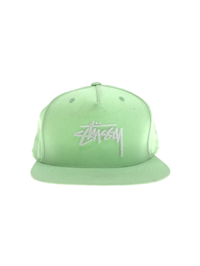 STUSSY◆キャップ/FREE/コットン/GRN/メンズ/131706