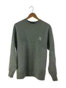 GOD SELECTION XXX◆GX-A23-CN-02/CREW NECK SWEAT SHIRT/スウェット/M/コットン/GRY