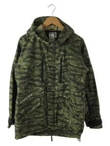 CAPTAINS HELM◆CAPTAINS 60/40 JACKET/ナイロンジャケット/L/ナイロン/KHK/カモフラ