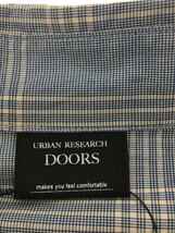 URBAN RESEARCH DOORS◆長袖シャツ/38/コットン/BLU/チェック_画像3