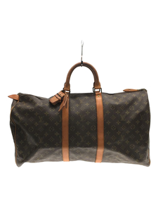 LOUIS VUITTON◆キーポル55_モノグラム_BRW/PVC/BRW