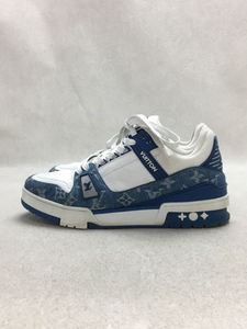 LOUIS VUITTON◆22ss/LV TRAINER SNEAKER/ローカットスニーカー/1A9JGQ/25.5cm/デニム/レザー