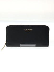 kate spade new york◆長財布/-/BLK/レディース/PWRU7750/スペンサー/ラウンドジップ