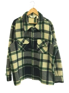 Woolrich◆ウールリッチ/ジャケット/XL/ウール/GRN/チェック/グリーン/緑