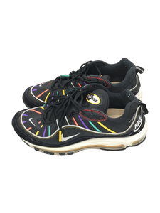 NIKE◆AIR MAX 98 PREM/27cm/ローカットスニーカー/ブラック/黒/靴/シューズ/エアーマックス