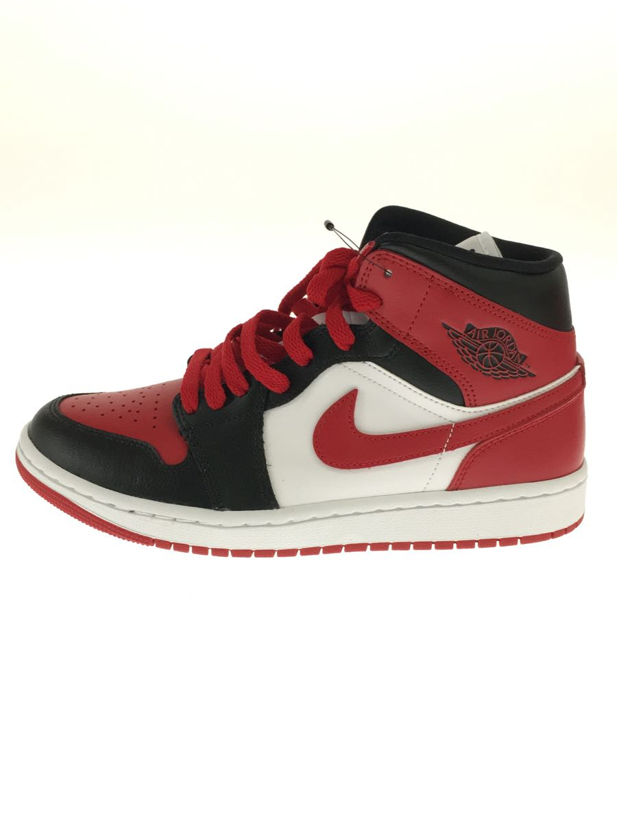 Nike WMNS Air Jordan 1 Mid Bred Toe 24.5cm BQ6472-079 | JChere雅虎