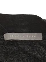 theory luxe◆カーディガン(薄手)/38/ウール/BLK/03-0403711/ロングカーディガン_画像3