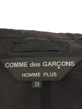 COMME des GARCONS HOMME PLUS◆ジャケット/XS/-/BLK/PI-J052_画像3