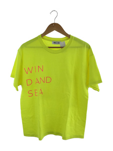 WIND AND SEA◆Tシャツ/-/コットン/YLW