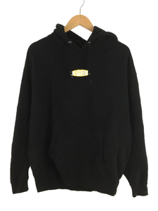 X-girl◆21SS/DAISY SWEAT HOODIE/パーカー/M/コットン/BLK/プリント/105211012004