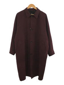 HARE* turn-down collar coat /S/ polyester / bordeaux / plain /HA030112AD