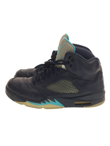 NIKE◆AIR JORDAN 5 RETRO PRE-GRハイカットスニーカー/27cm/NVY/レザー/136027-405