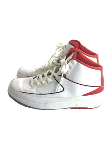 NIKE◆AIR JORDAN 2 RETRO/エアジョーダンレトロ/ホワイト/385475-102/28cm/WHT