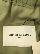 UNITED ARROWS◆1524-257-4921/ロングスカート/38/ポリエステル/GRN/無地_画像4