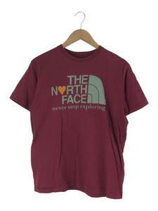 THE NORTH FACE◆Tシャツ/M/コットン/BRD/茶タグ/プリント/AT32918