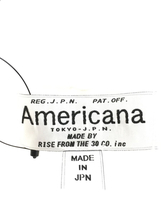 Americana◆ポロシャツ/-/コットン/WHT_画像3